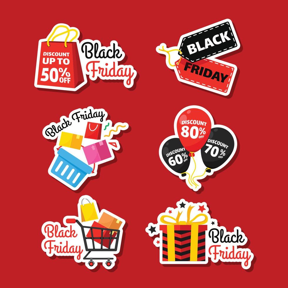 Promoting Black Friday Sale Event vector