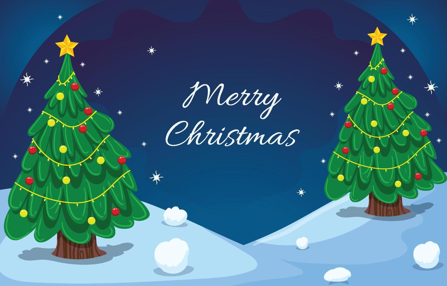 Christmas Tree Background vector