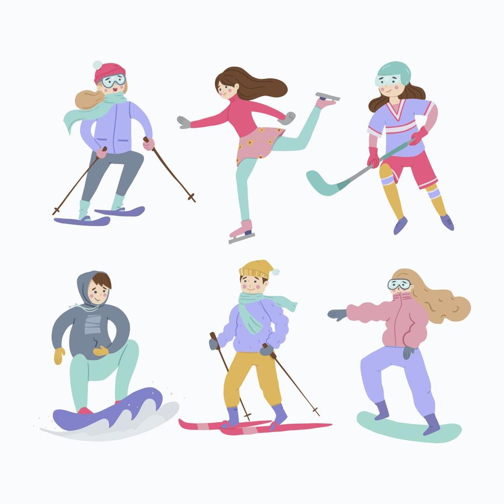 Winter Activity Sport vector