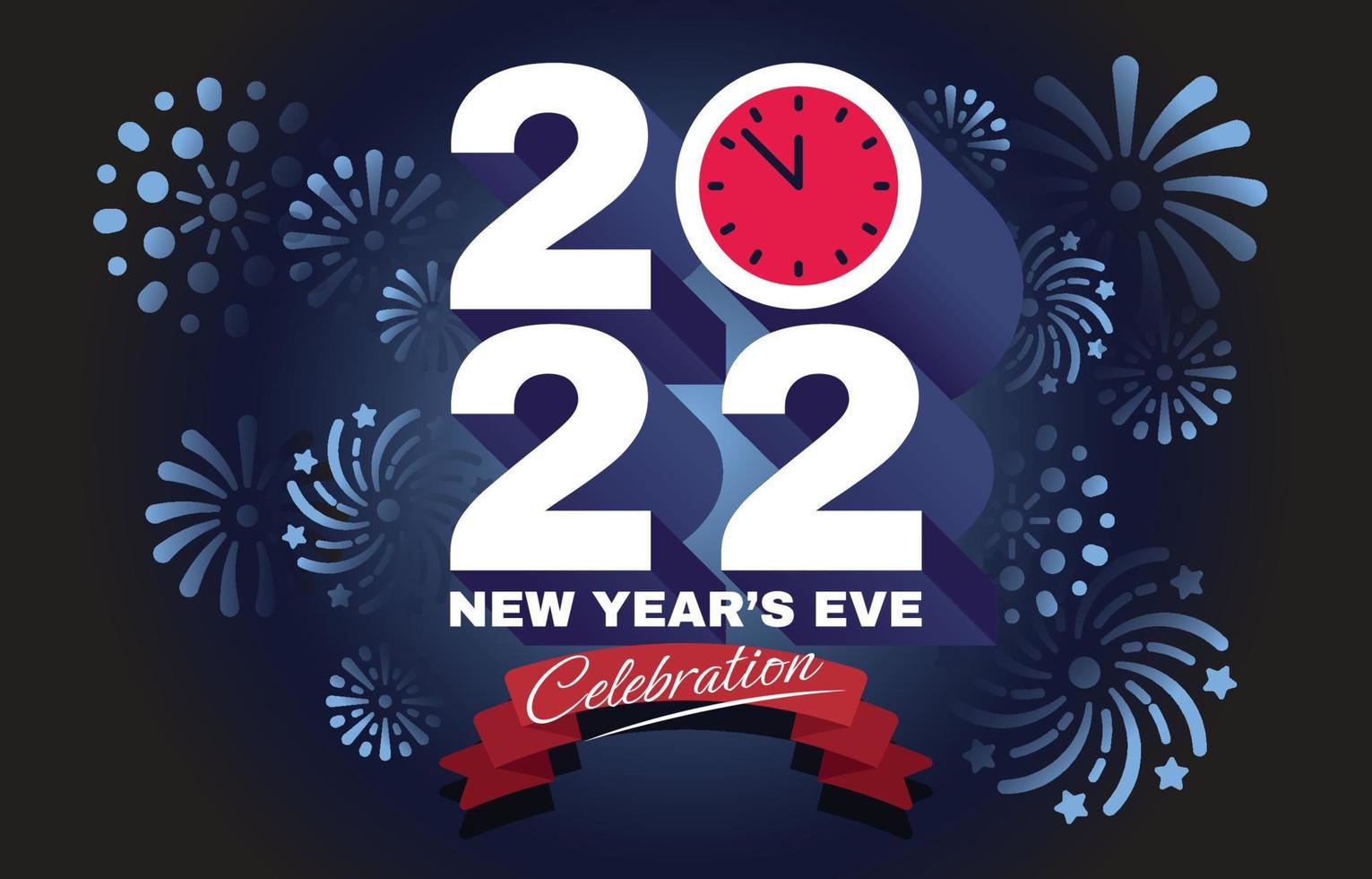 New Year Countdown Background vector