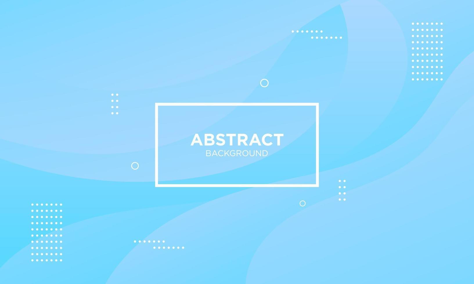 Abstract Blue Fluid Wave Background vector