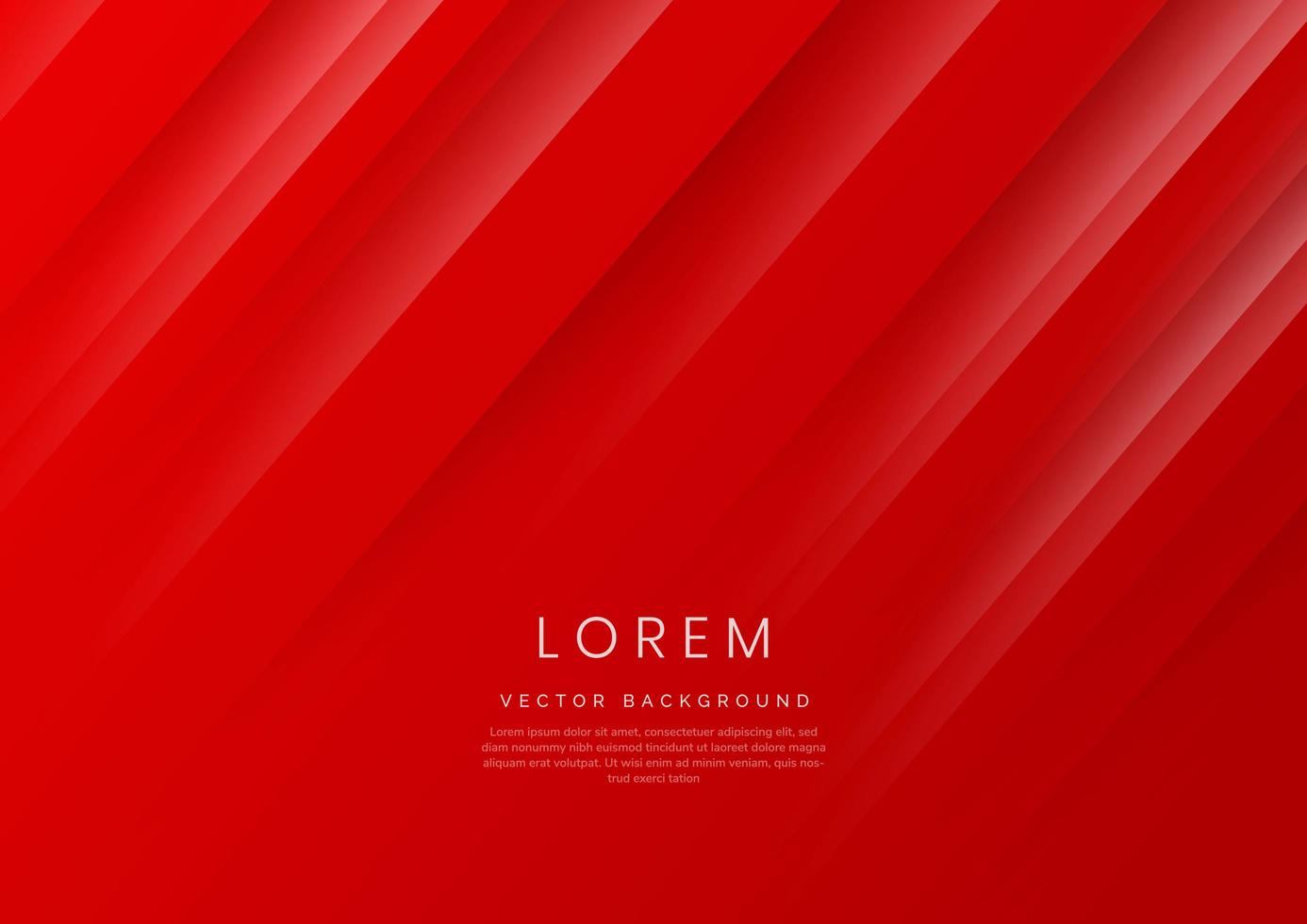 Abstract red gradient diagonal background. vector