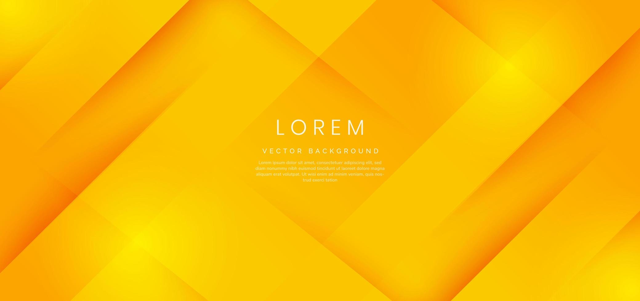 Abstract yellow and orange gradient diagonal background. vector