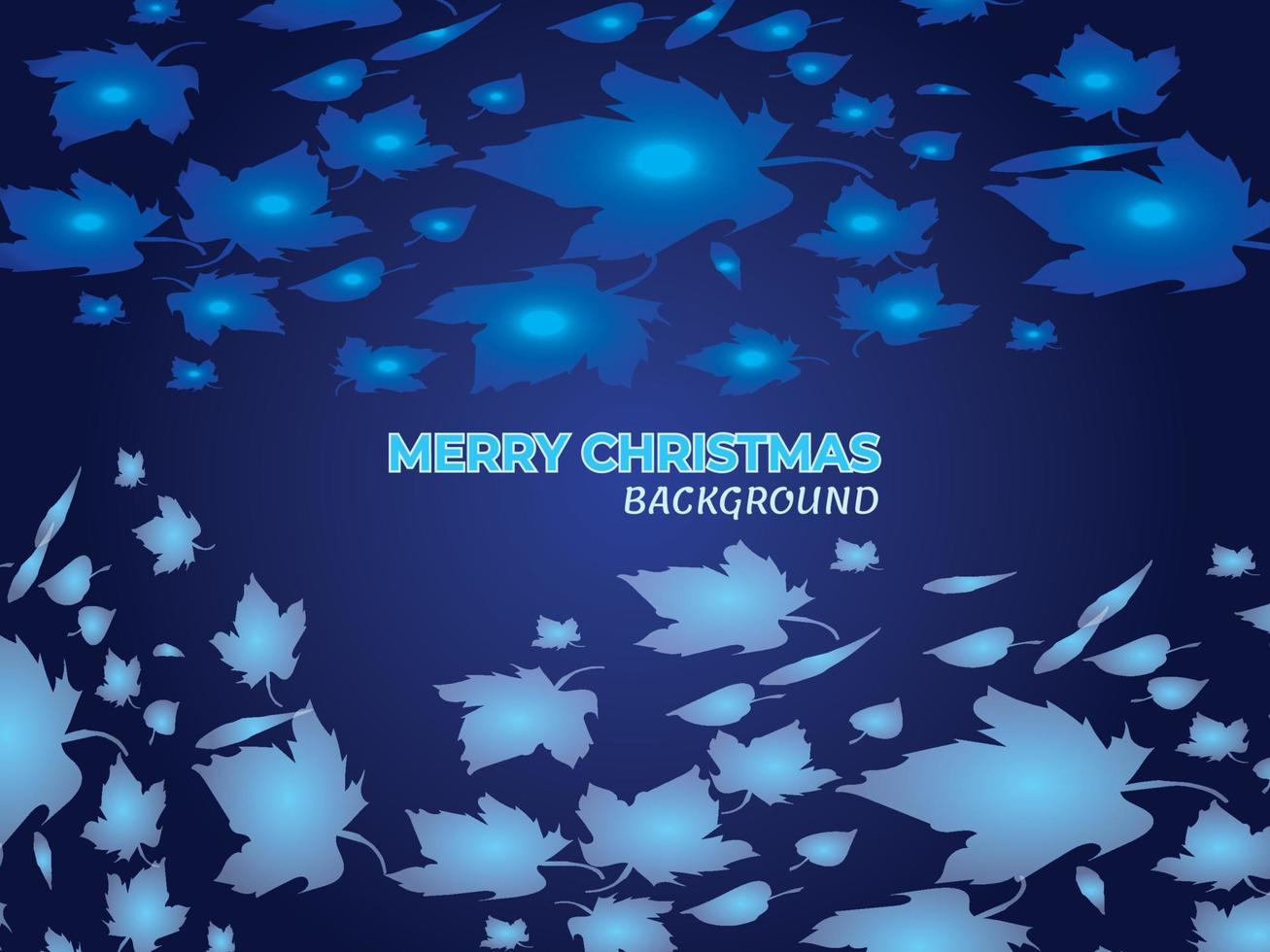 blue christmas background with snowflakes vector