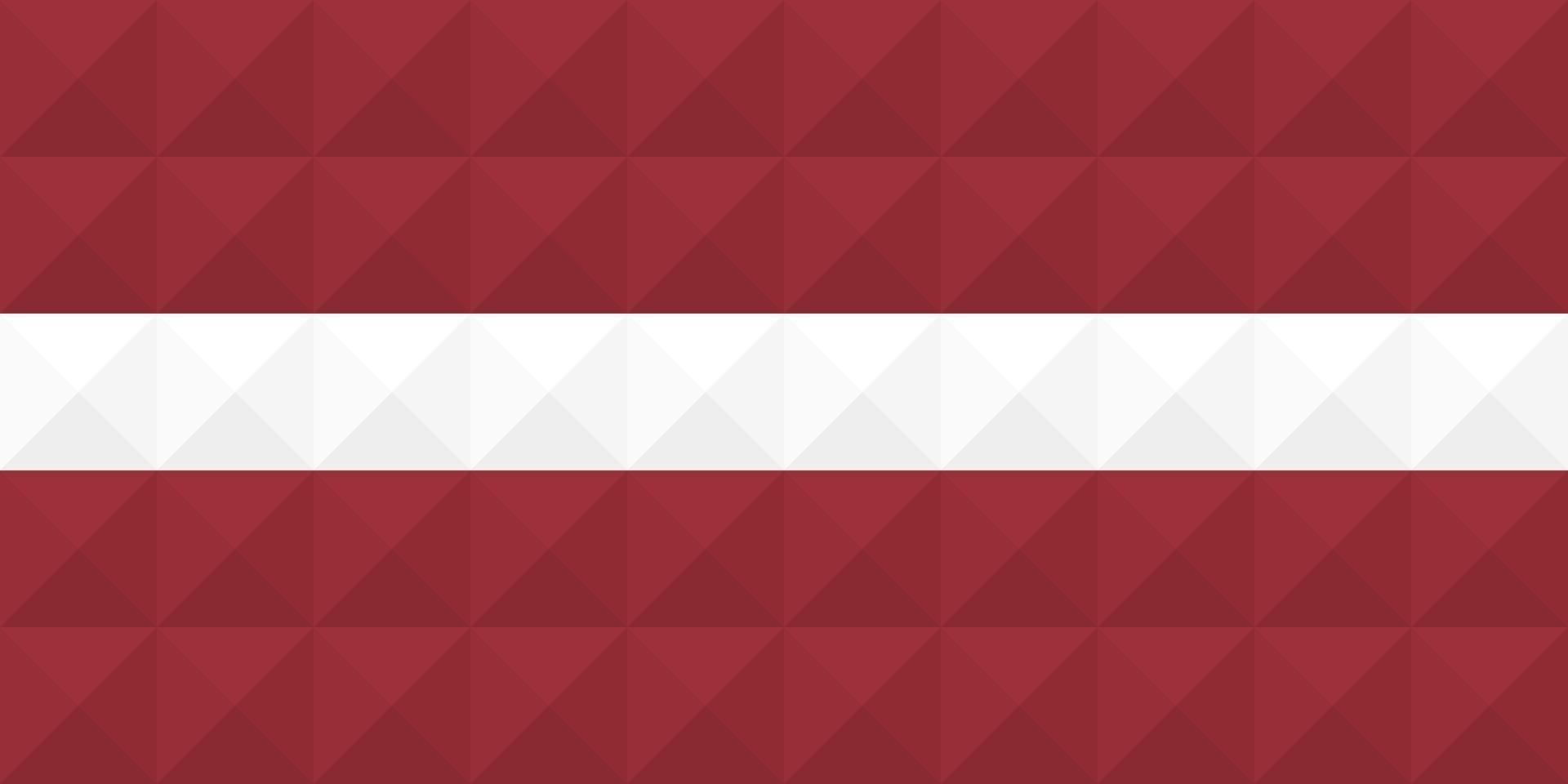 Artistic flag of Latvia with geometric wave concept art design vector