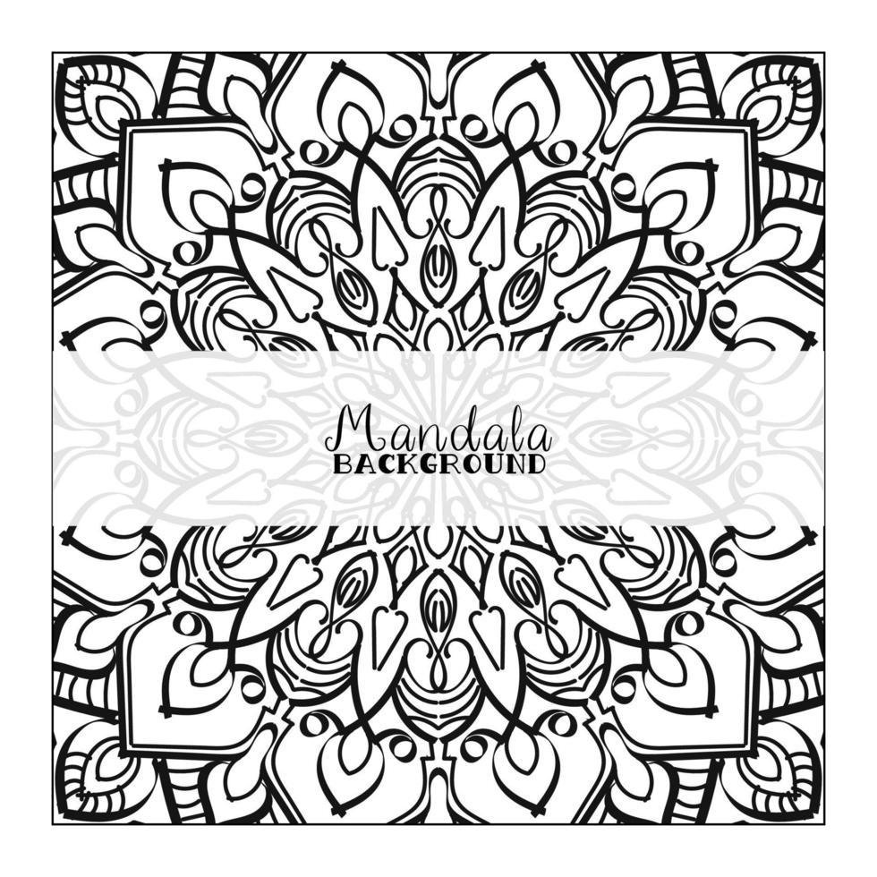 Abstract Background with mandala vector