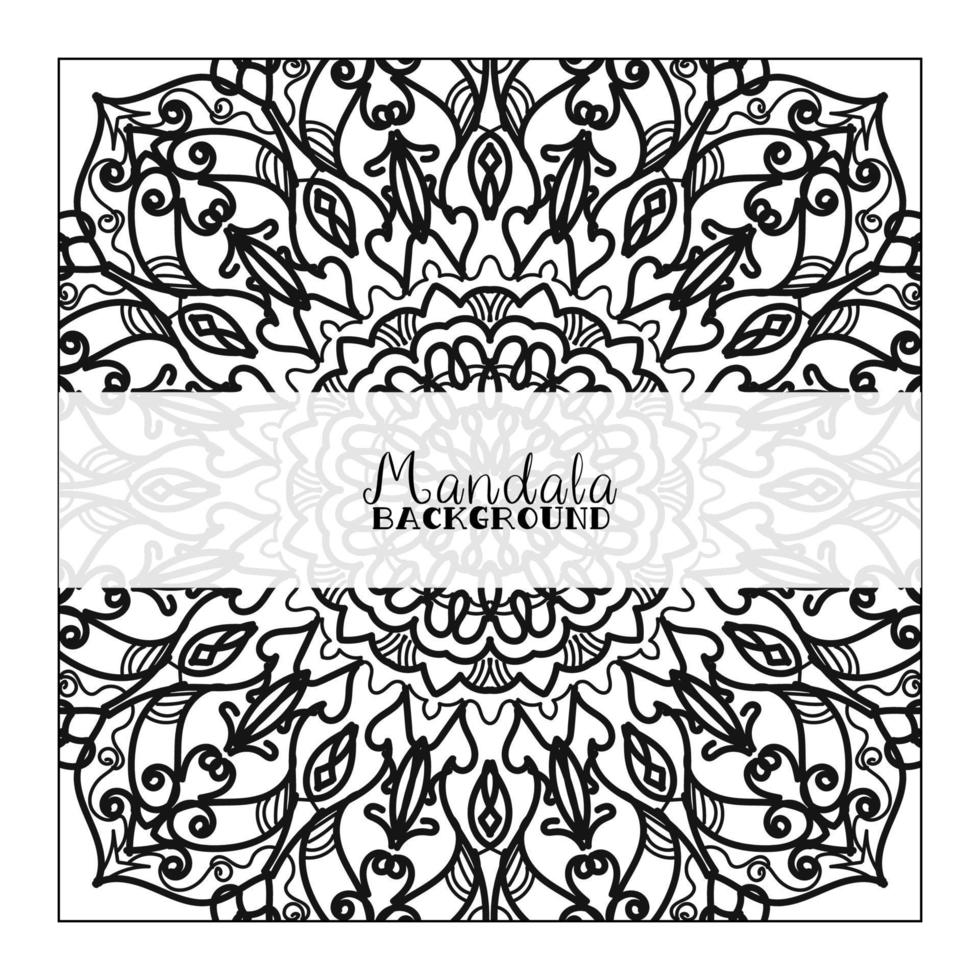 Abstract Background with mandala vector