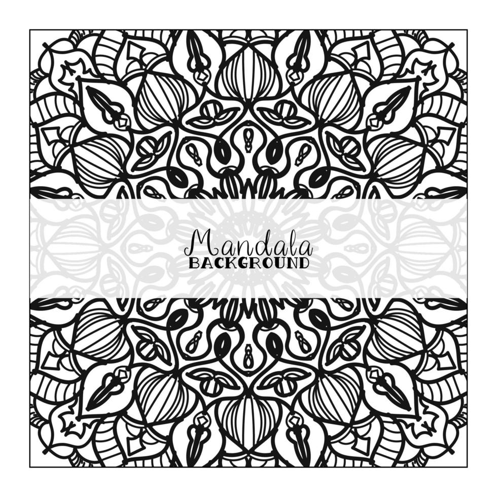 Abstract Background with mandala vector