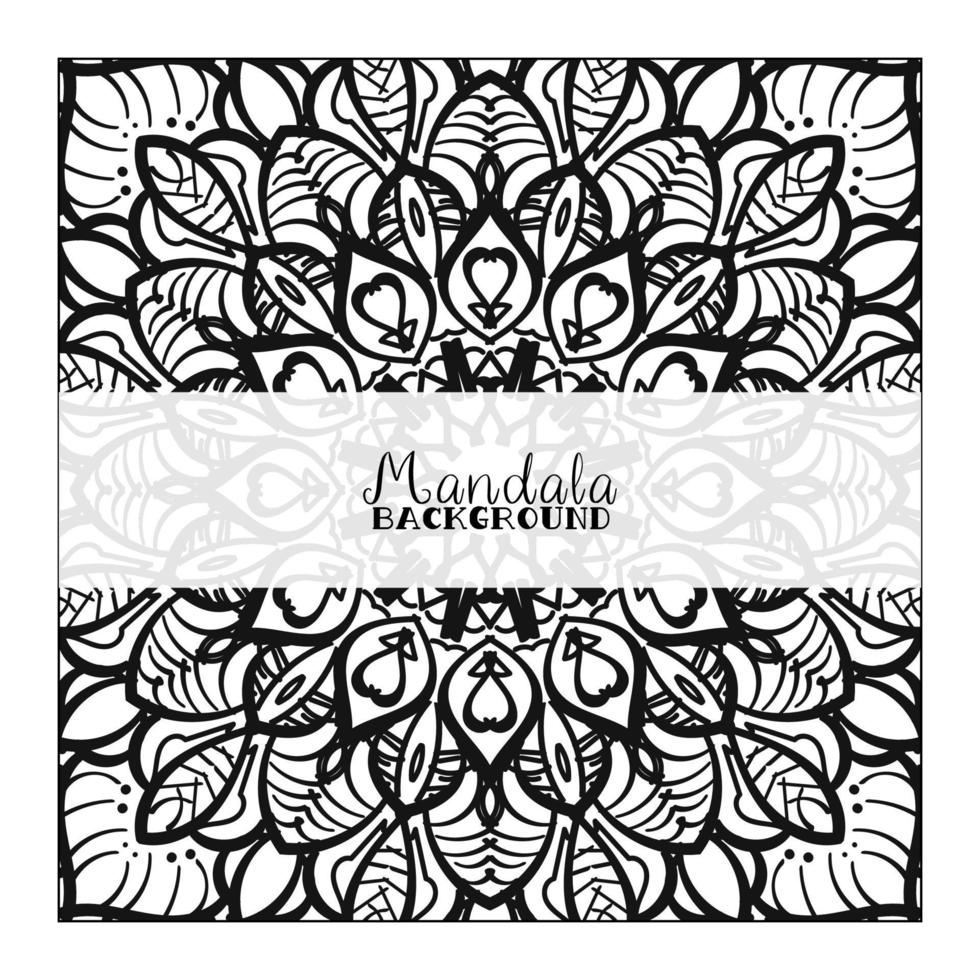 Abstract Background with mandala vector