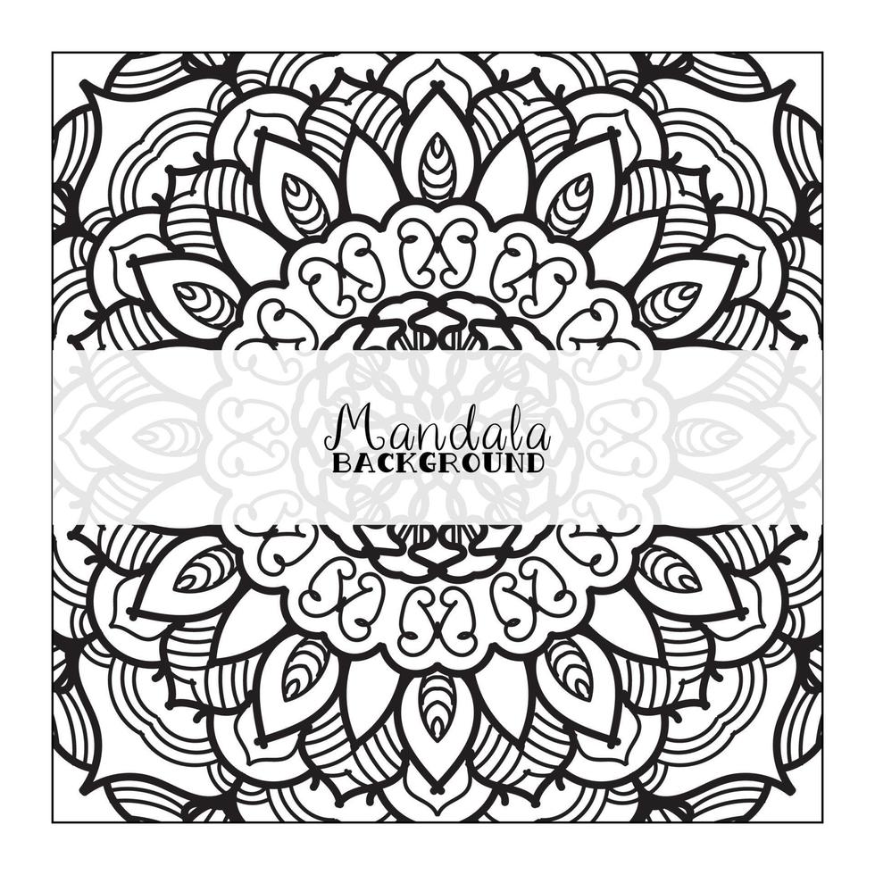 Abstract Background with mandala vector