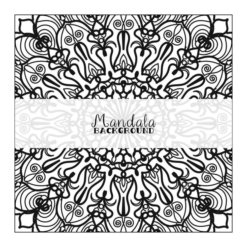 Abstract Background with mandala vector