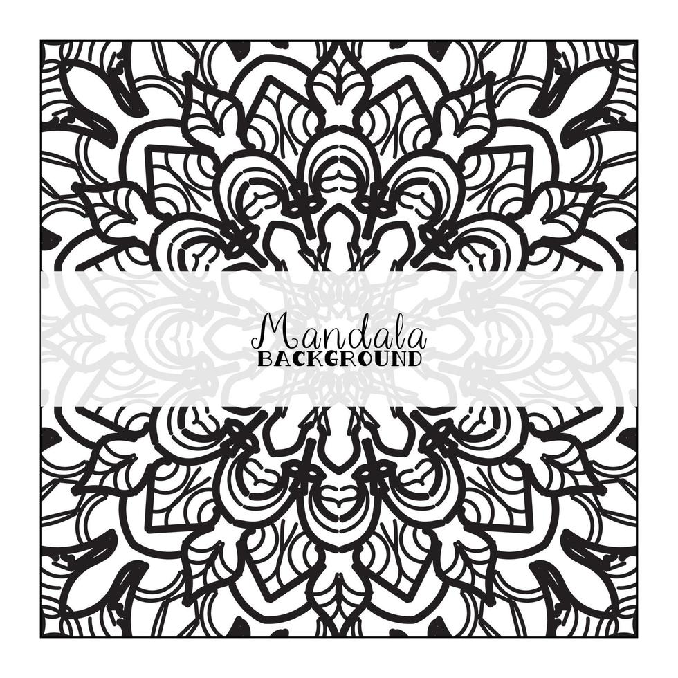 Abstract Background with mandala vector