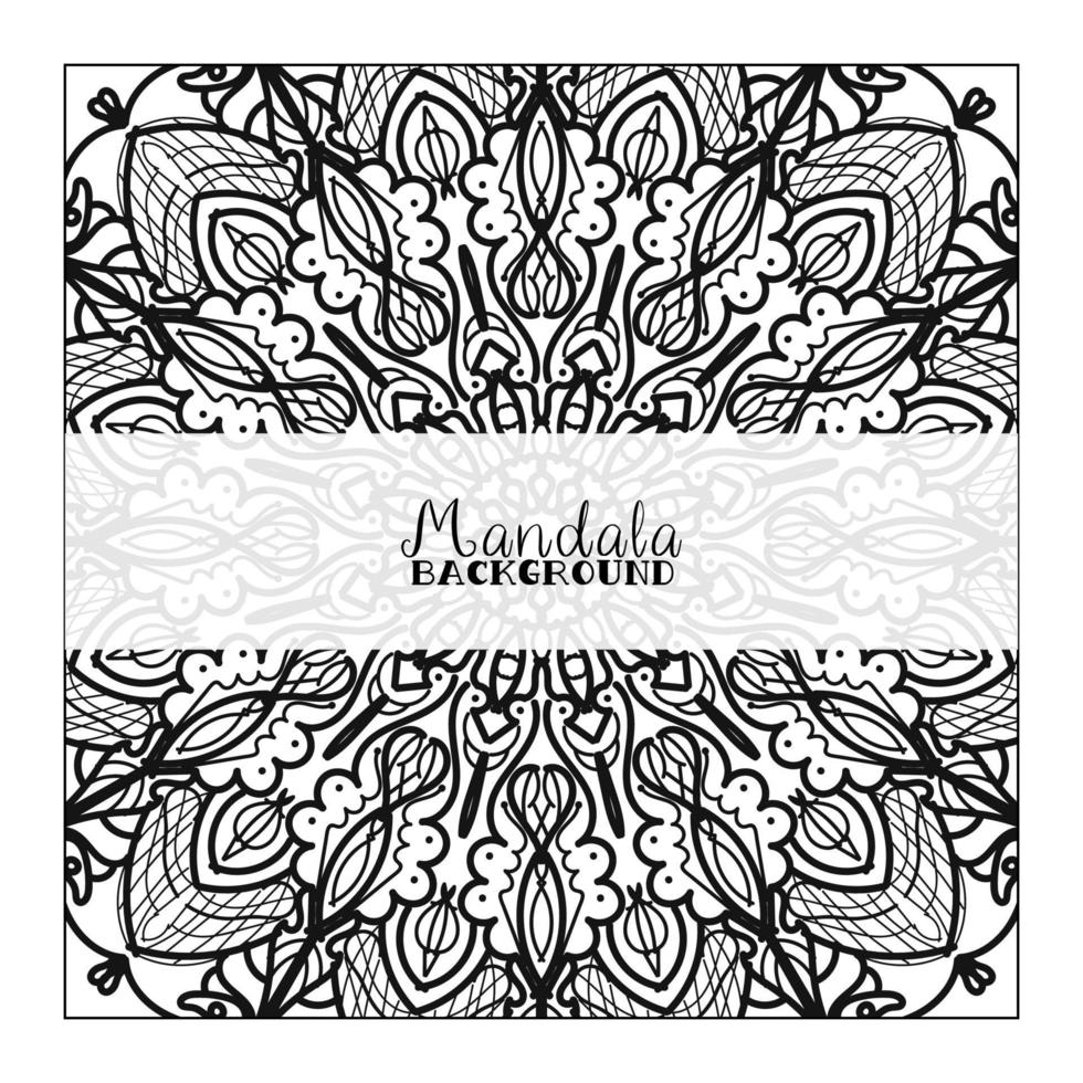 Abstract Background with mandala vector