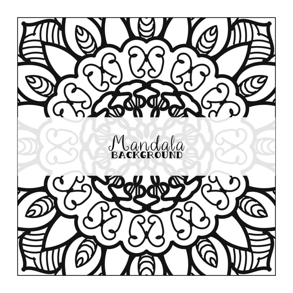 Abstract Background with mandala vector