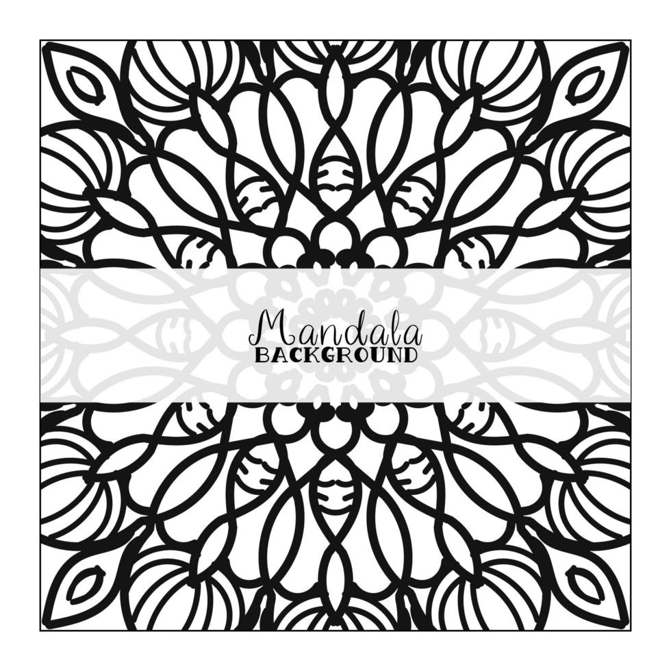 Abstract Background with mandala vector