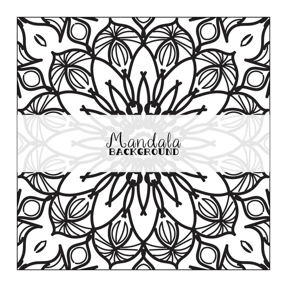 Abstract Background with mandala vector