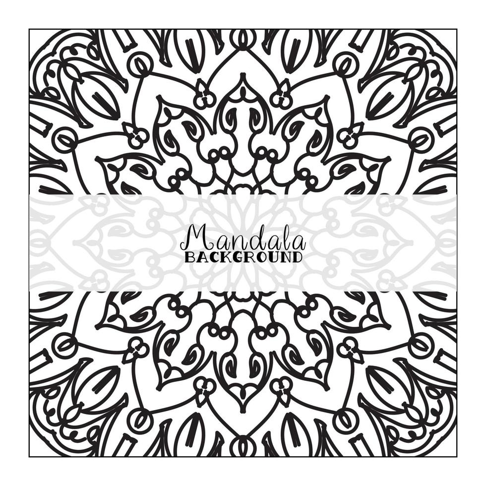 Abstract Background with mandala vector