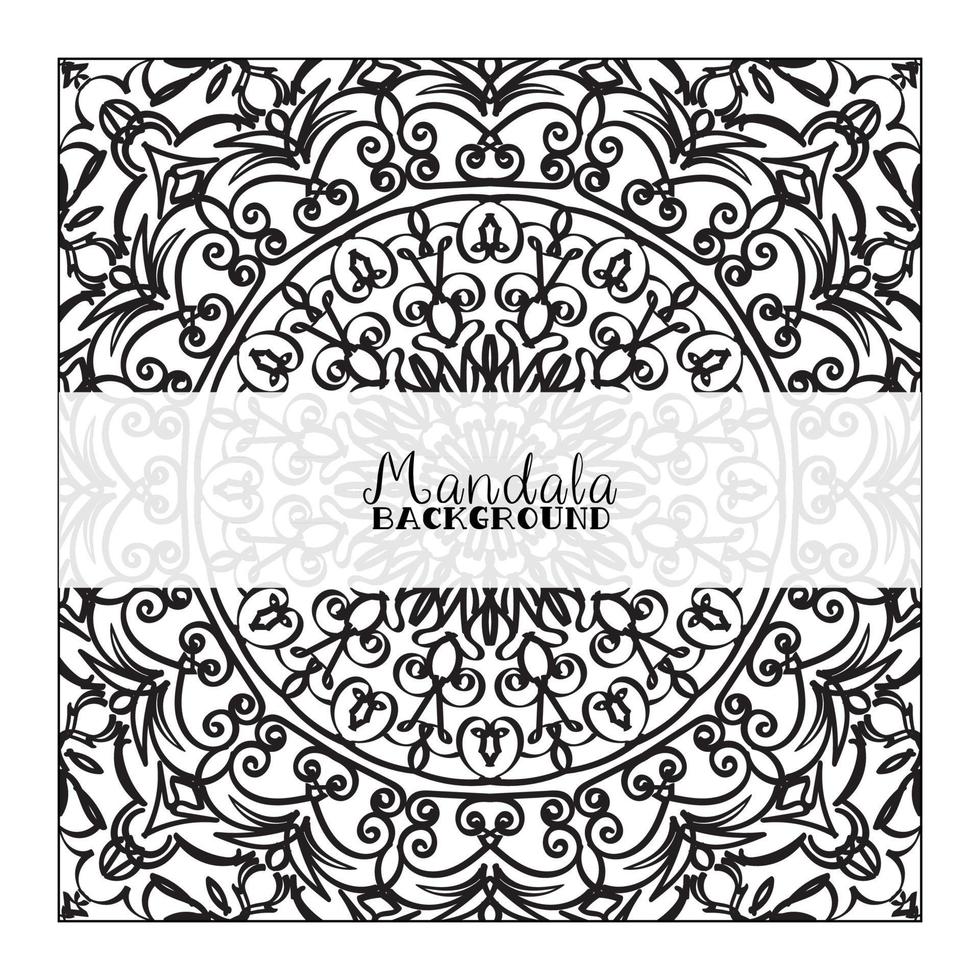 Abstract Background with mandala vector