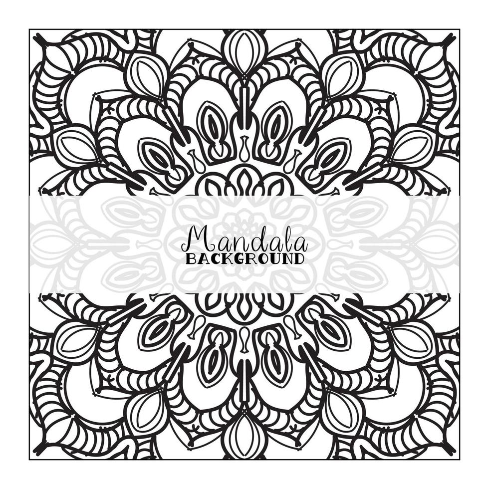 Abstract Background with mandala vector