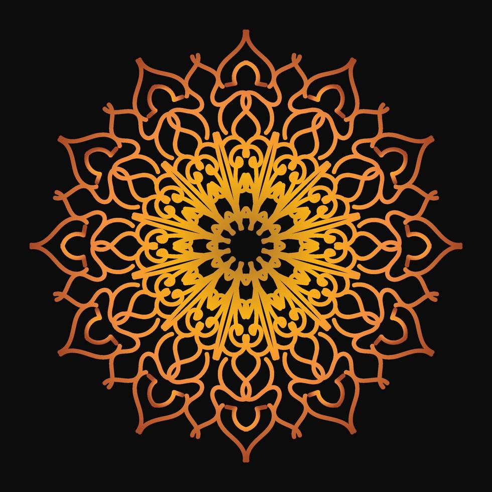 Circular pattern in form of mandala vector