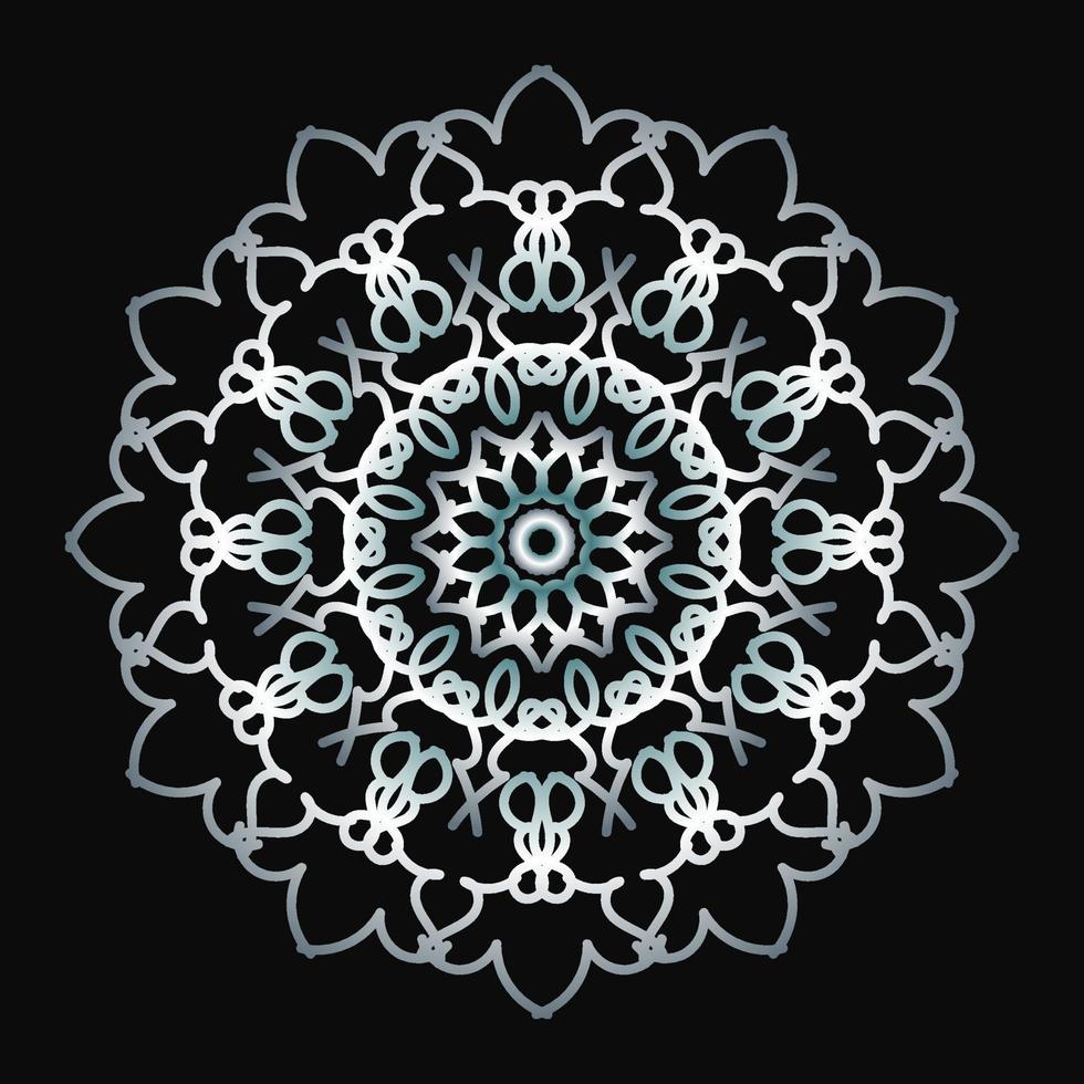 Circular pattern in form of mandala vector