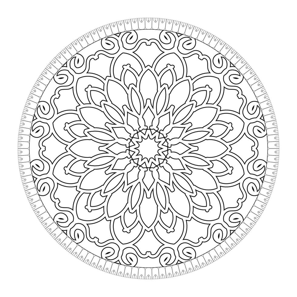 Mandala vector element round ornament decoration