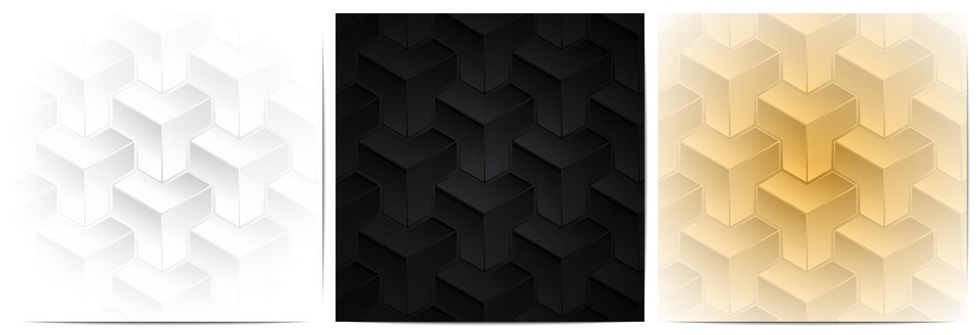 Abstract background geometric pattern with polygonal shape vector