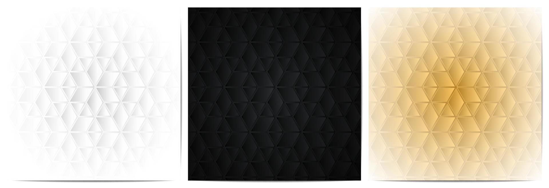 Abstract geometric pattern with polygonal shape vector