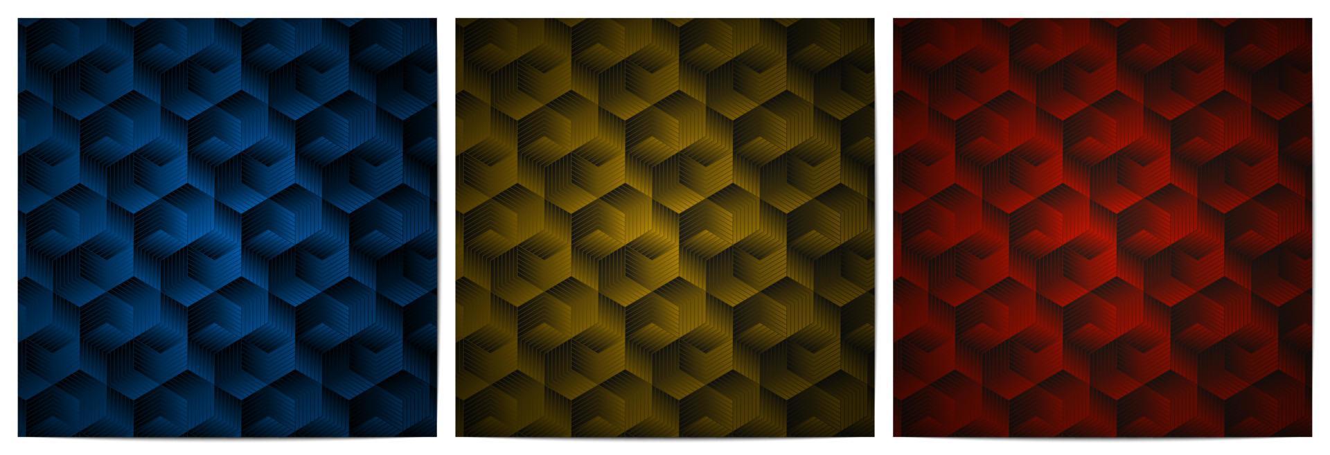 Geometric pattern stripes lines with polygonal shape vector