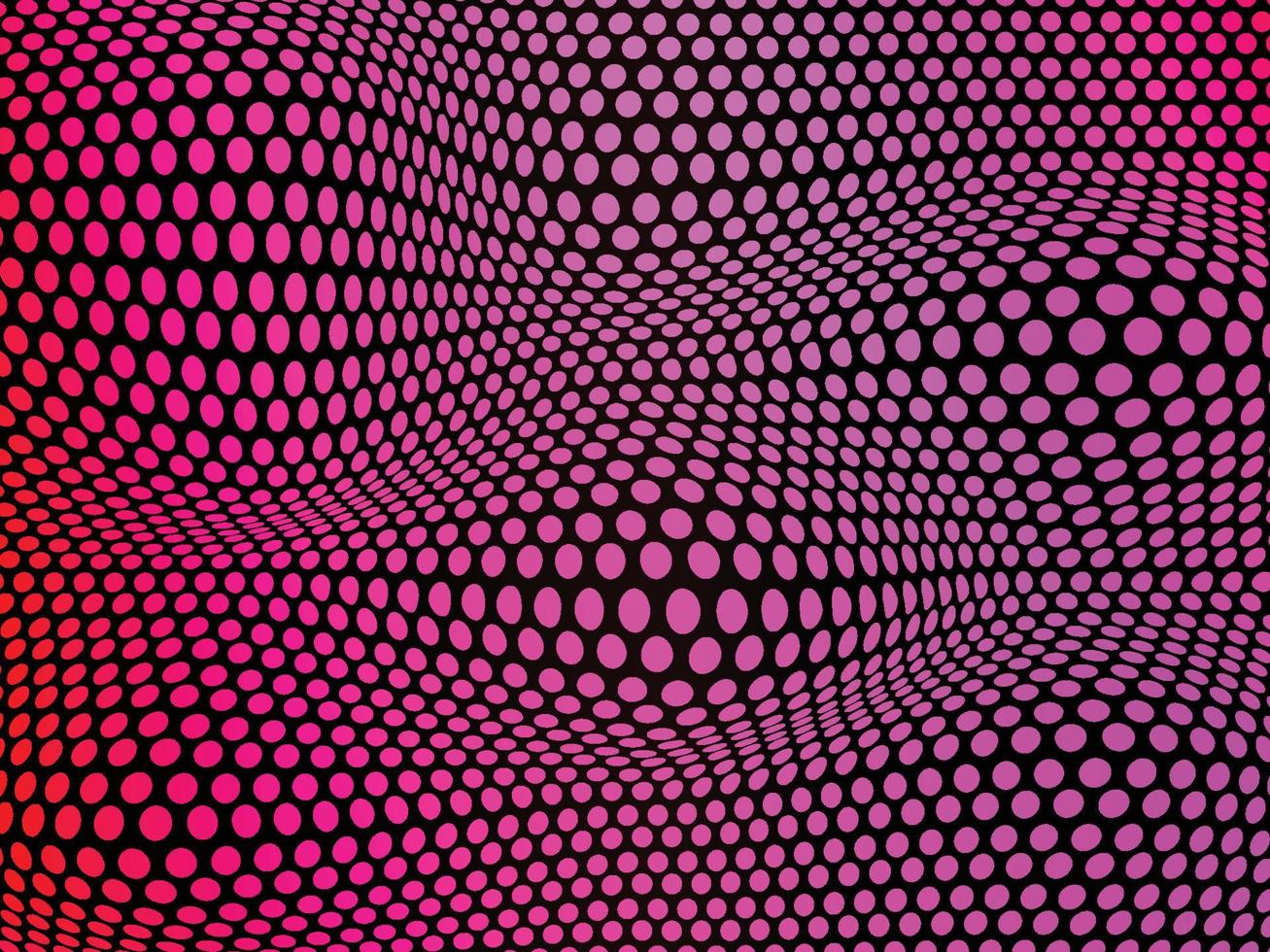 Abstract Dot Optical Distortion Background vector