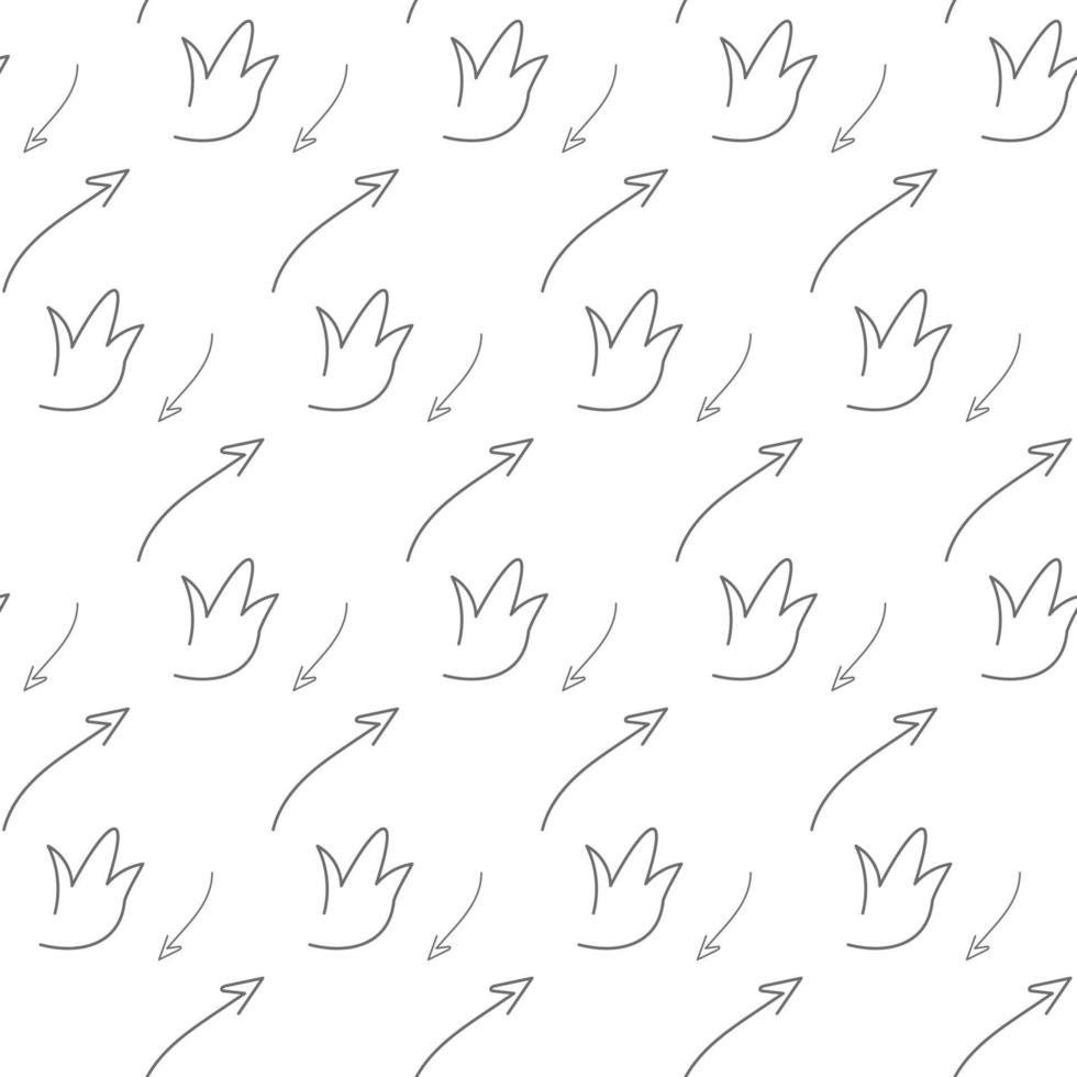 A simple pattern of arrows vector