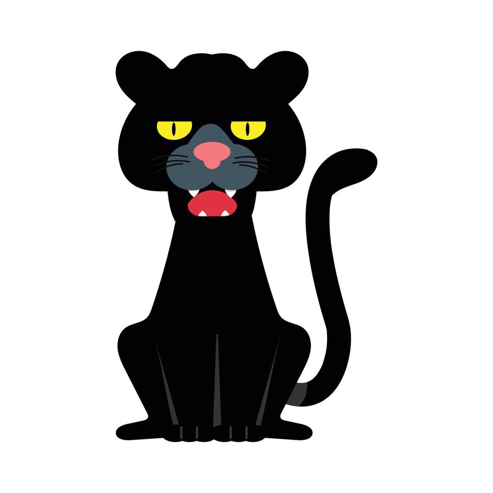 Panther black tiger animal vector