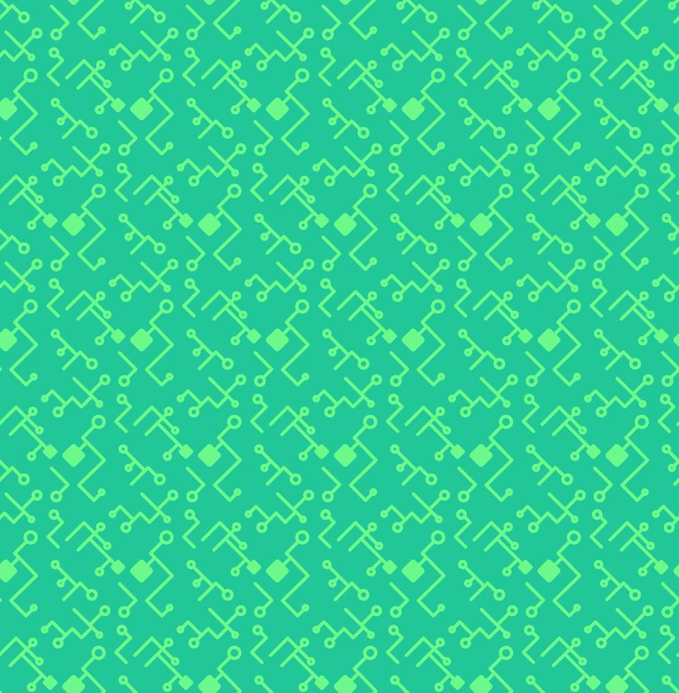 Computer Processor Chip Seamless Pattern vector