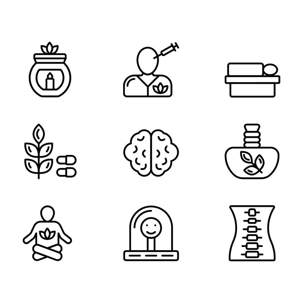 Alternative Line icons Sets 3552674 Vector Art at Vecteezy