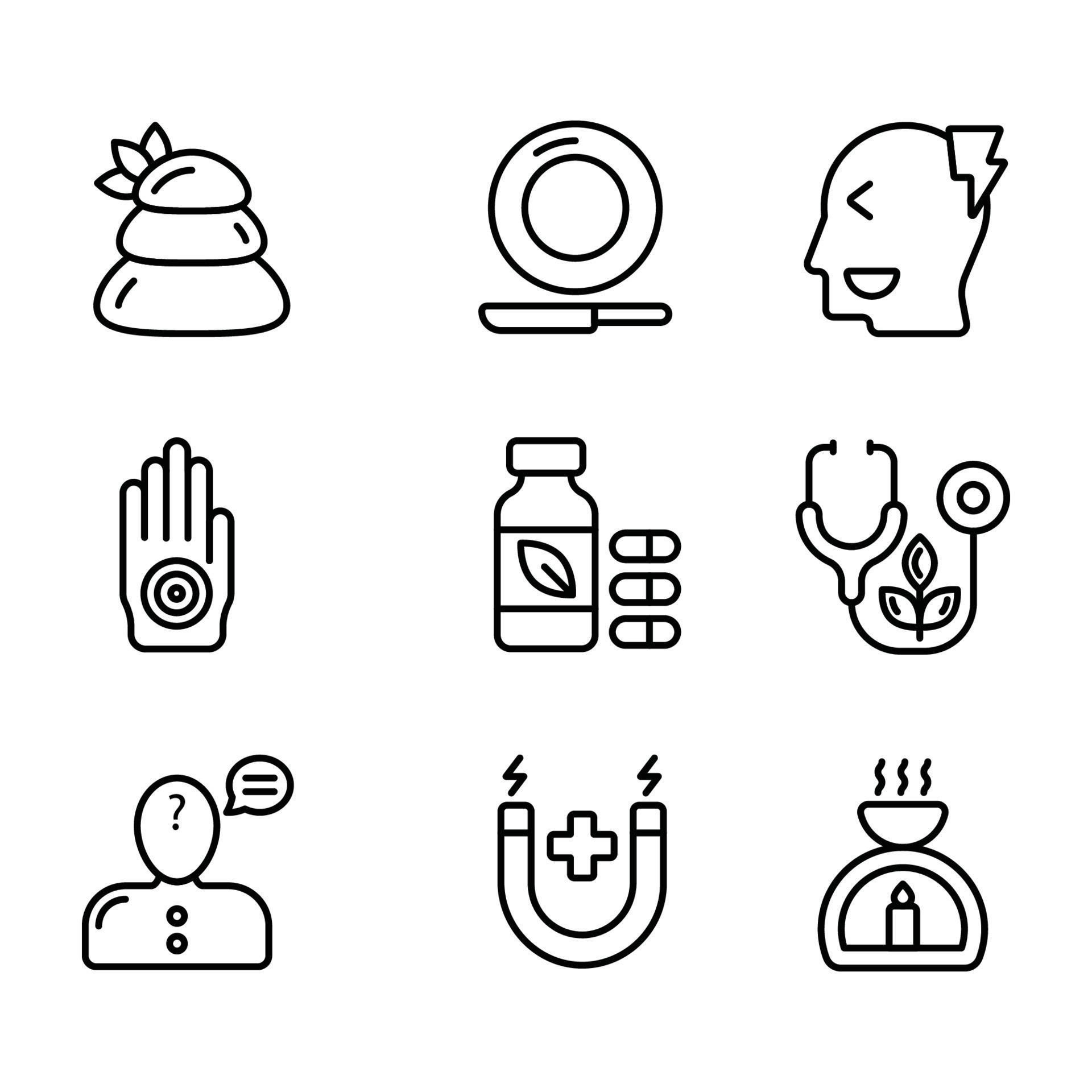 Alternative Line icons Sets 3552681 Vector Art at Vecteezy