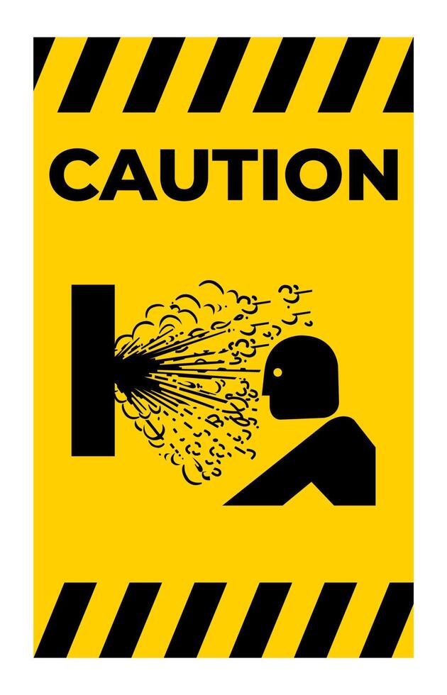 Explosion Release of Pressure Symbol Sign Isolate on White Background,Vector Illustration vector