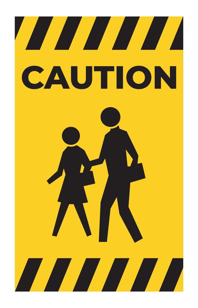 School Zone Symbol Sign Isolate on White Background,Vector Illustration vector