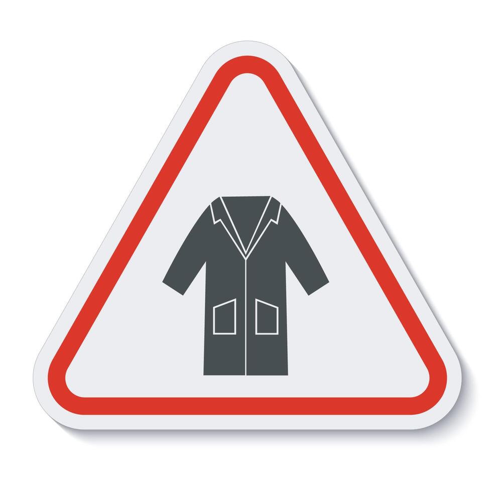 PPE Icon.Wear Smock Symbol Sign Isolate On White Background,Vector Illustration EPS.10 vector