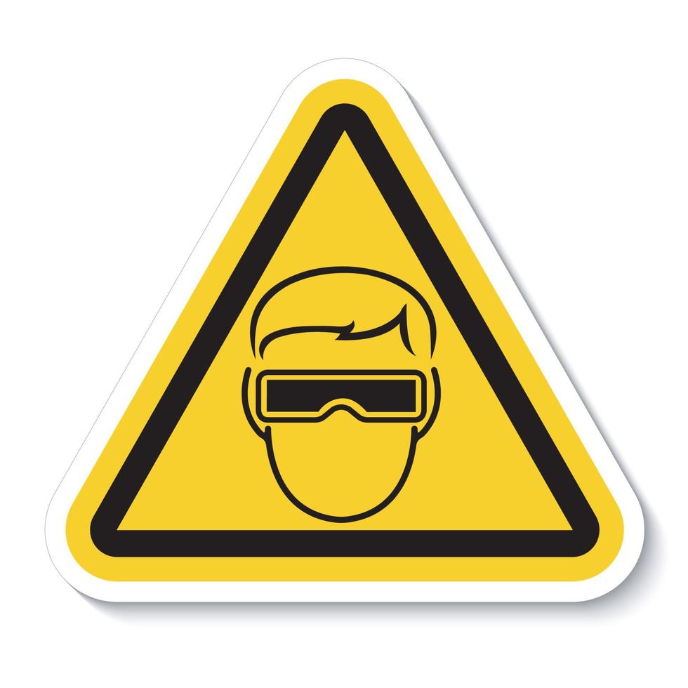 símbolo llevar gafas signo aislar sobre fondo blanco, ilustración vectorial eps.10 vector