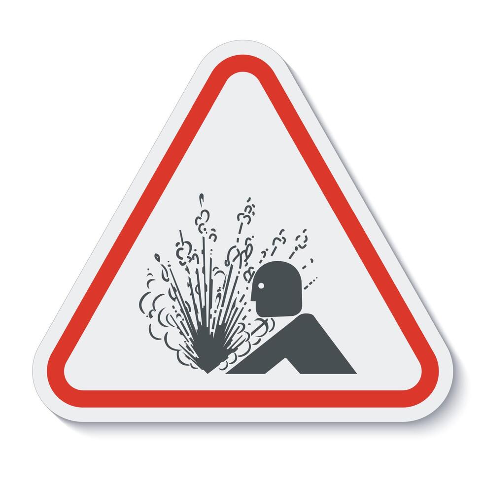 Explosion Release Of Pressure Symbol Sign Isolate on White Background,Vector Illustration vector