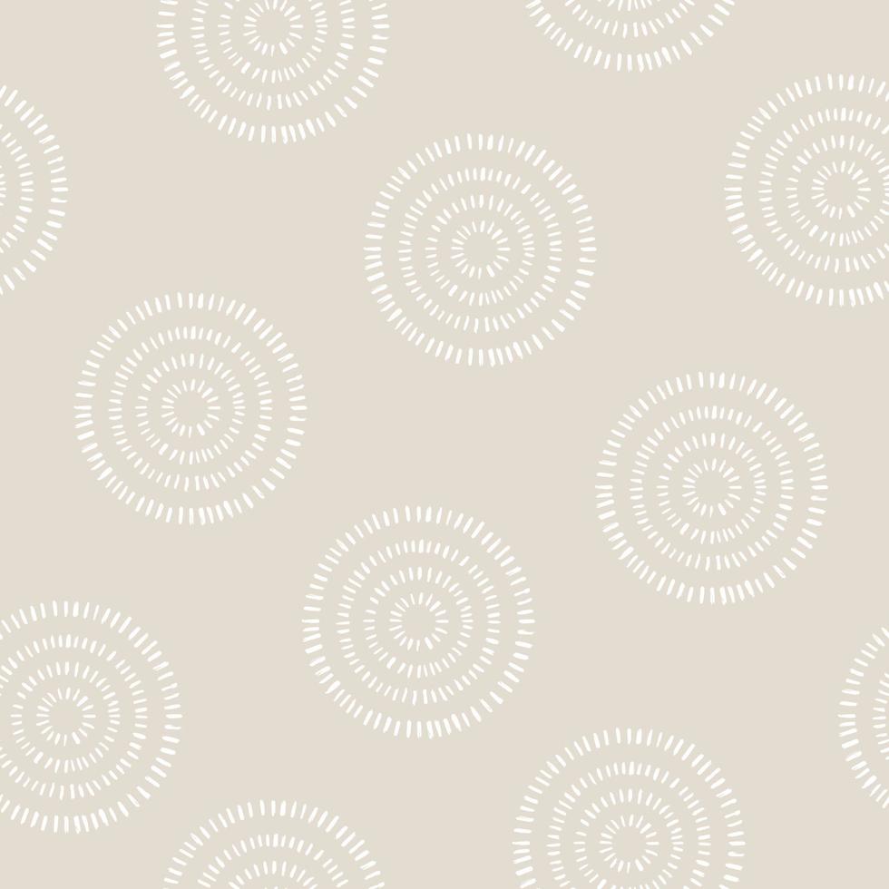 Aesthetic Contemporary printable seamless pattern with abstract Minimal elegant line brush stroke shapes and line in nude colors. Pastel boho background in minimalist mid century style vector