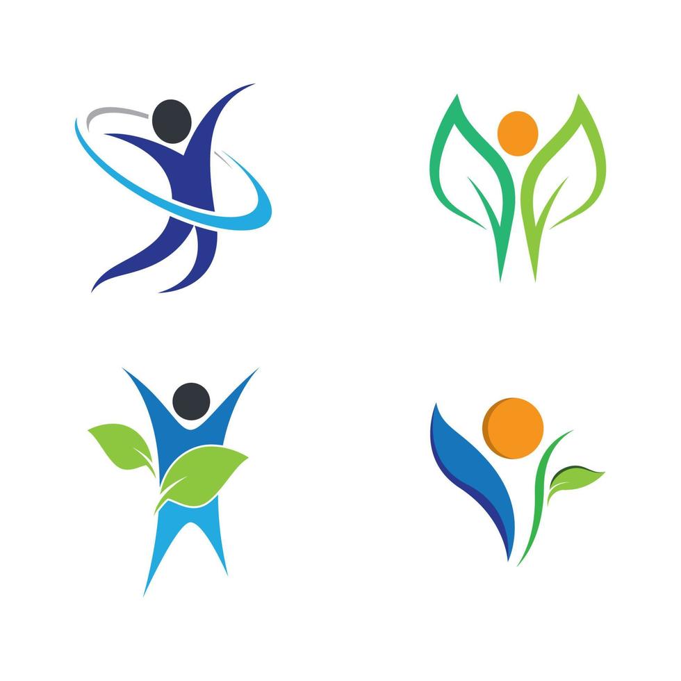 Wellness logo images design vector