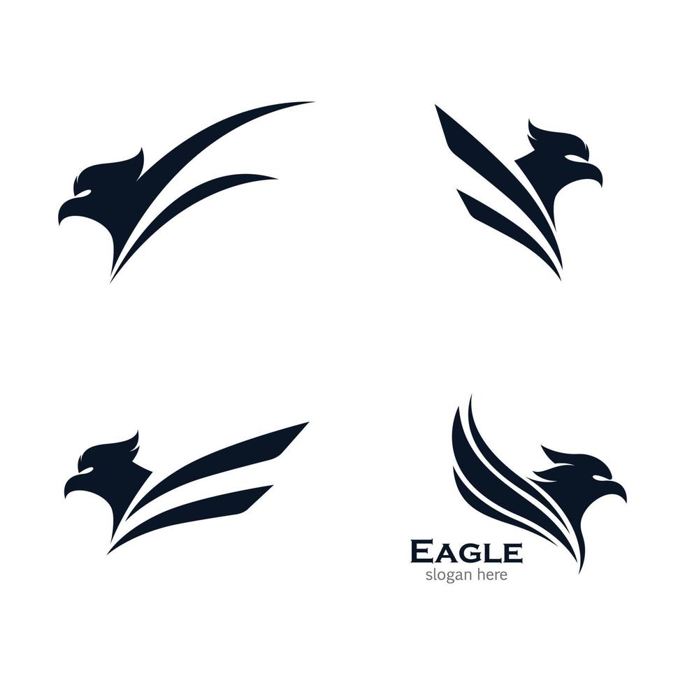 Eagle logo images vector