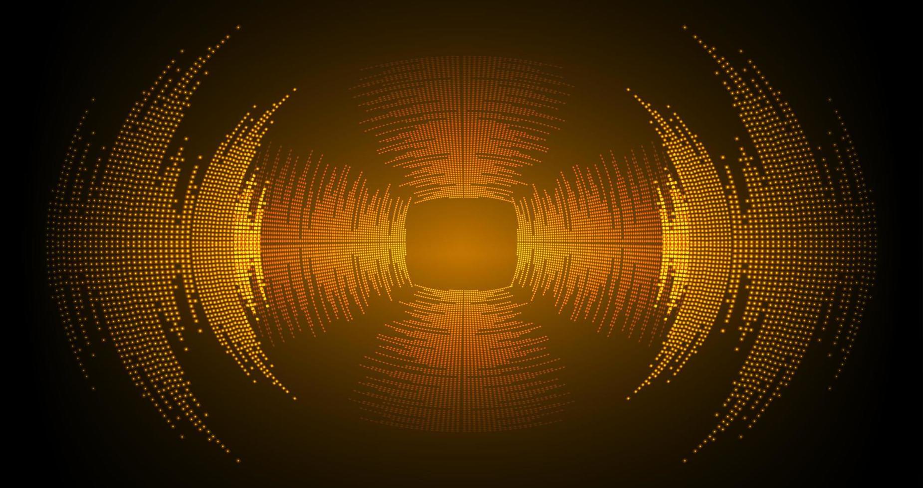 Sound waves oscillating dark light vector