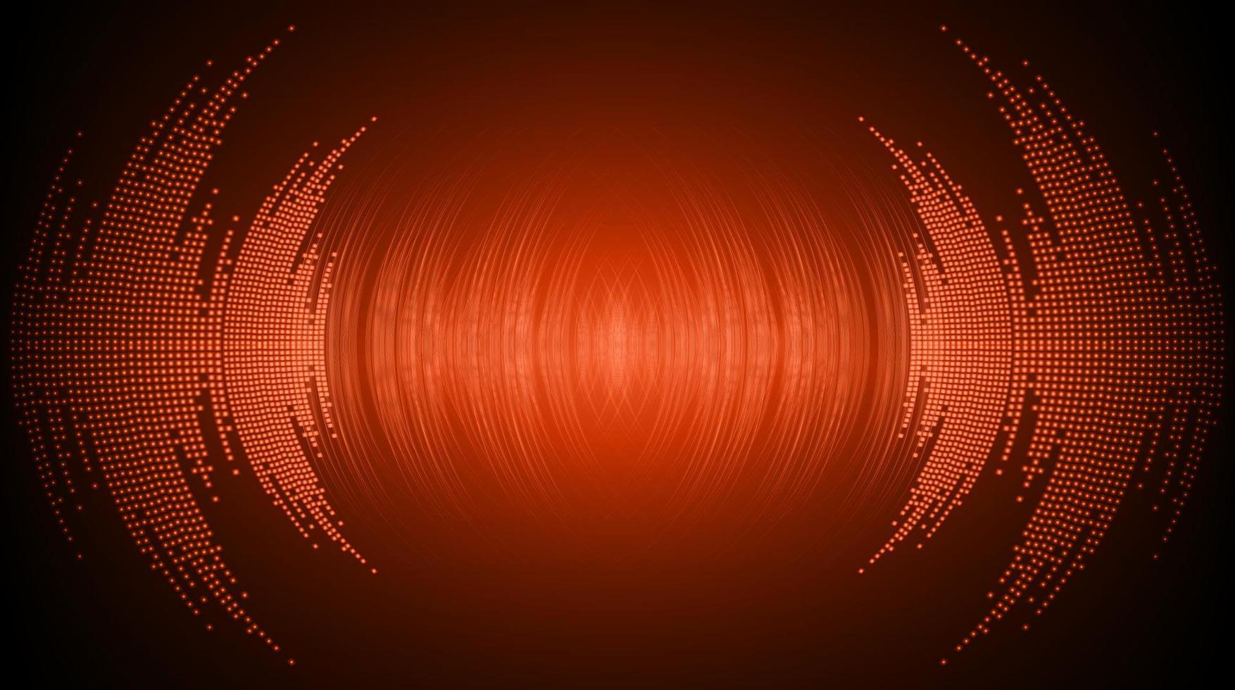 Sound waves oscillating dark light vector