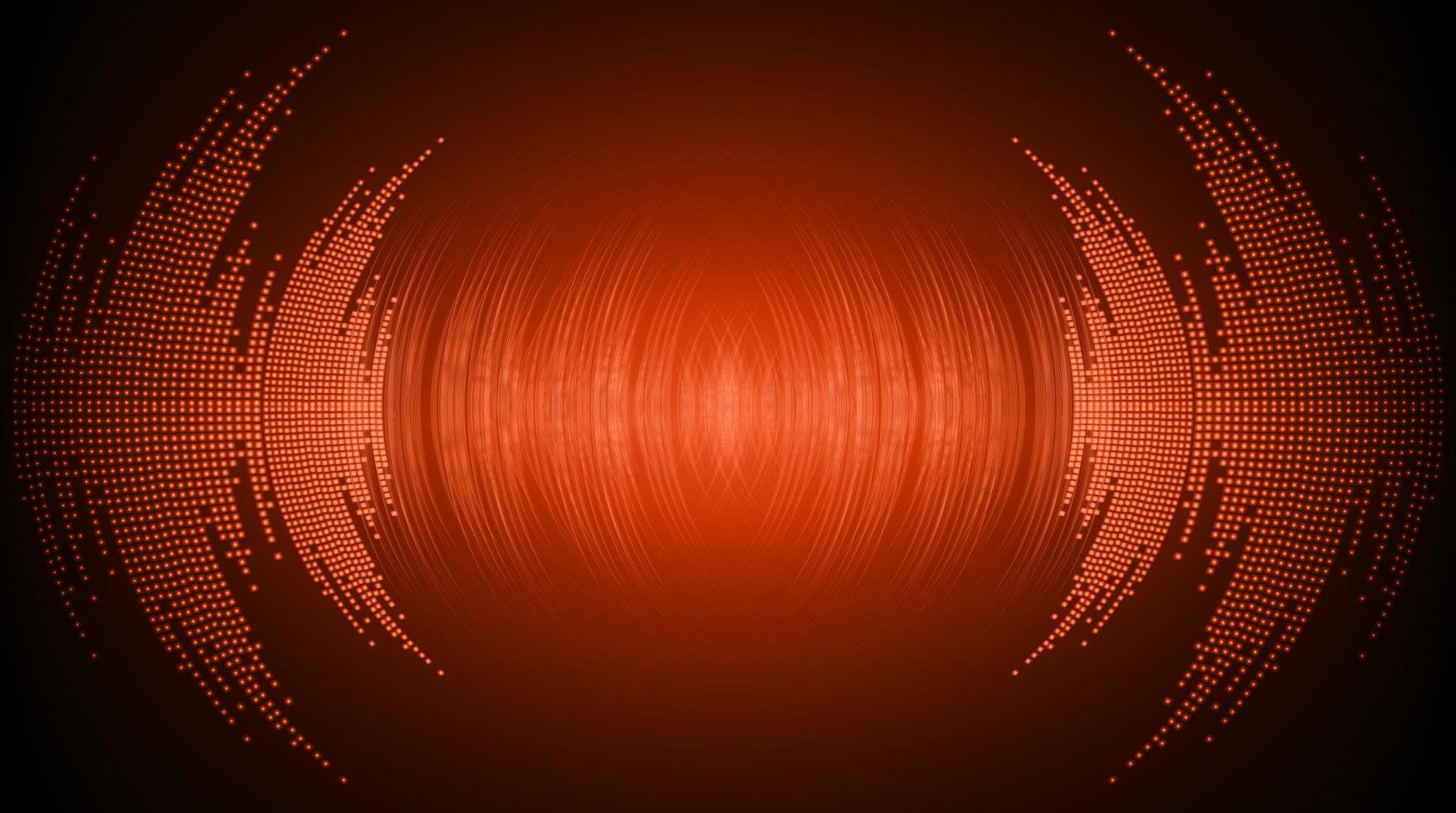 Sound waves oscillating dark light vector