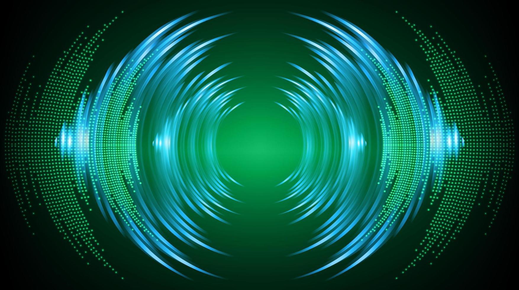 Sound waves oscillating dark light vector