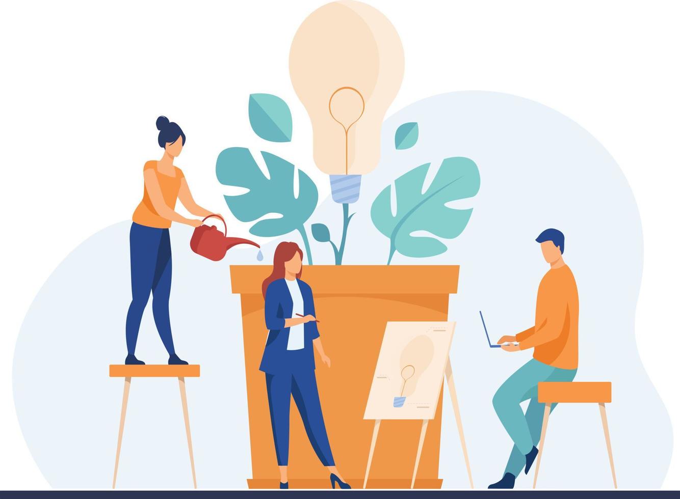 Business strategy concept. strategy and solution, problem solving, decision making Free Vector