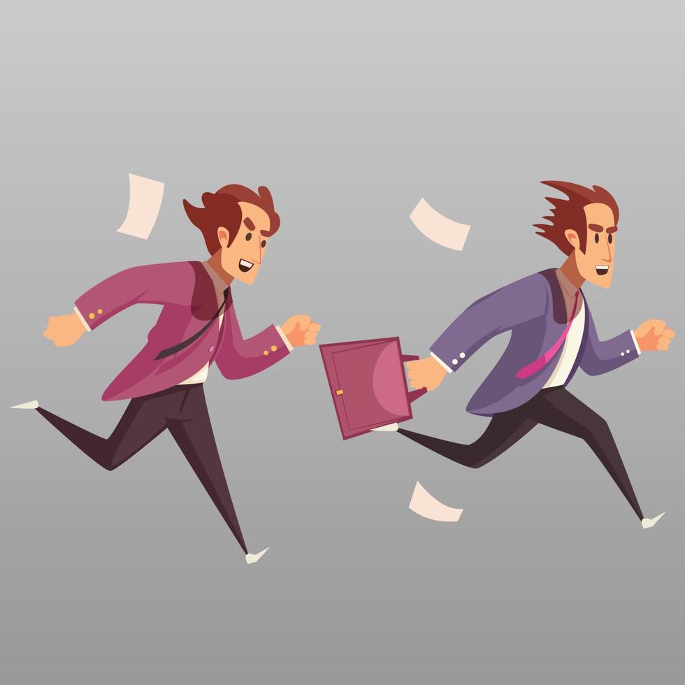 business people in flat style. Free Vector