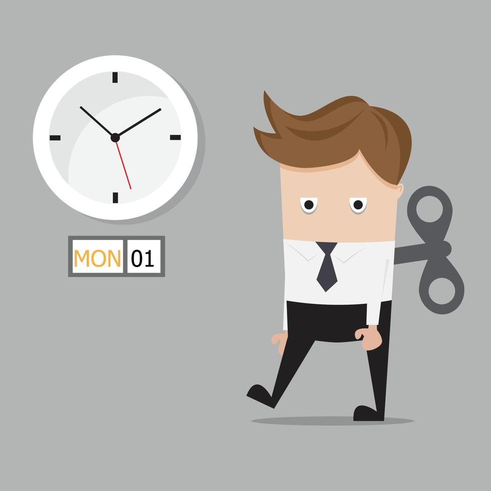 business people in flat style. Free Vector